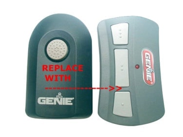 Genie Intellicode ACSCTG Type 1 Garage Door Opener Remote Control G2T-1 2 Pack 
